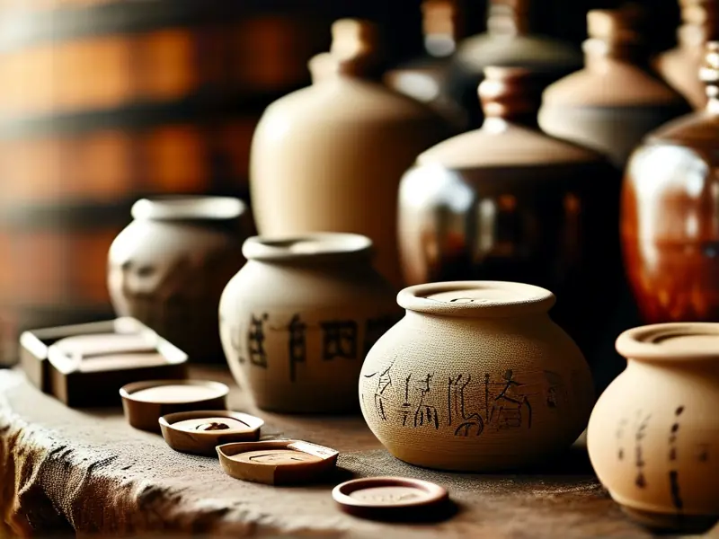 专业酿酒师演示白酒蜡封密封过程