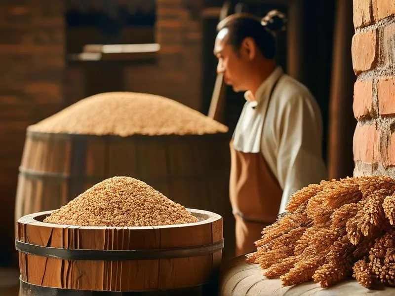 麸曲酱香型白酒发酵过程实景展示