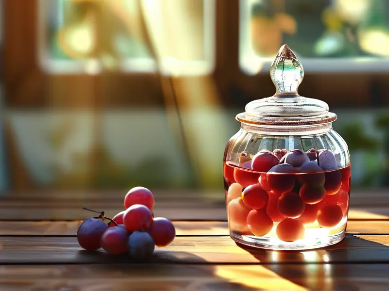 干葡萄泡白酒的制作过程