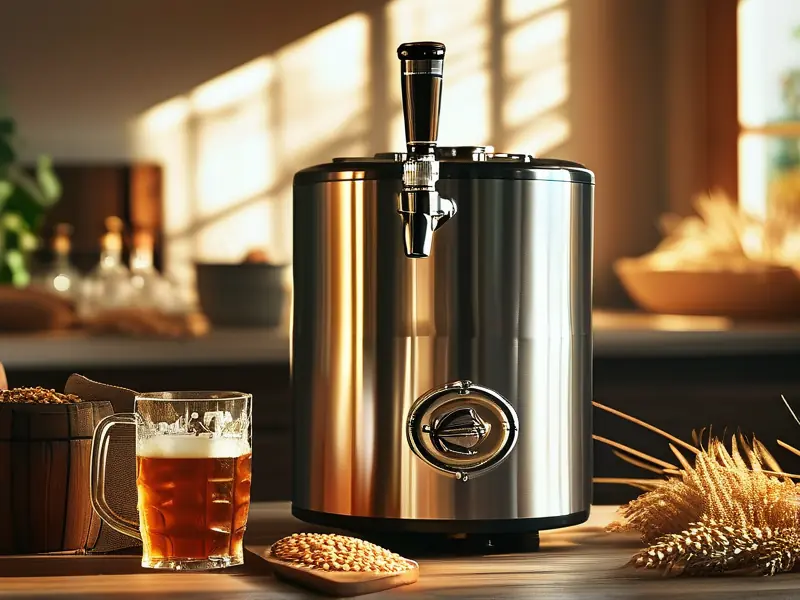 家用个人酿酒机工作场景实拍图