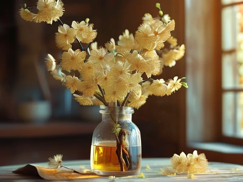 自制桂花泡酒原料展示图