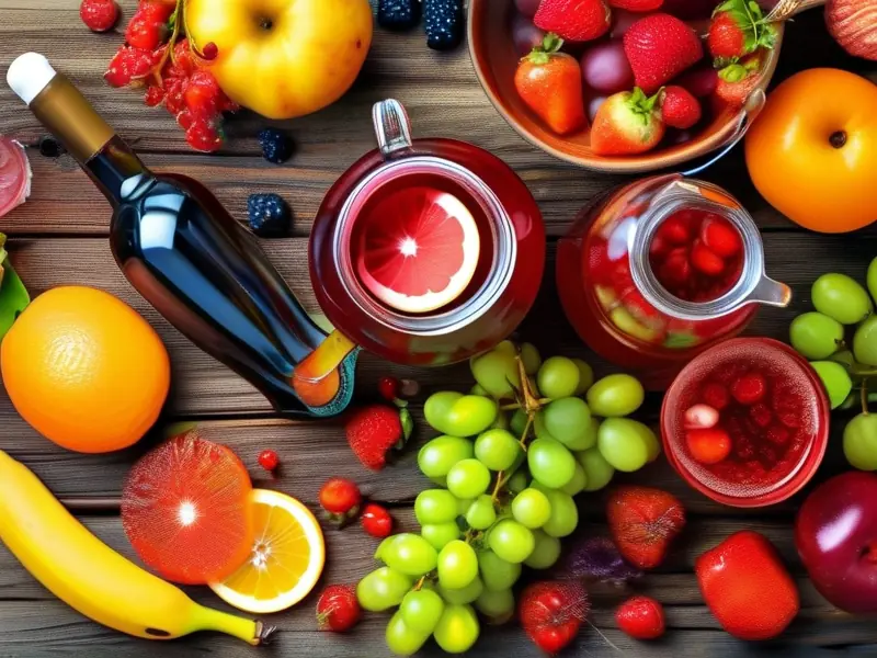 家庭自制果汁酒的制作过程展示