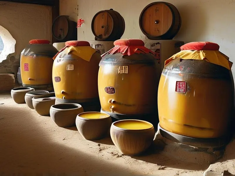 河南黄酒酿造过程展示