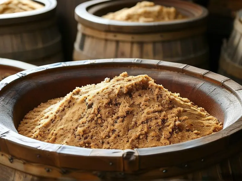 酱酒酒曲制作过程展示