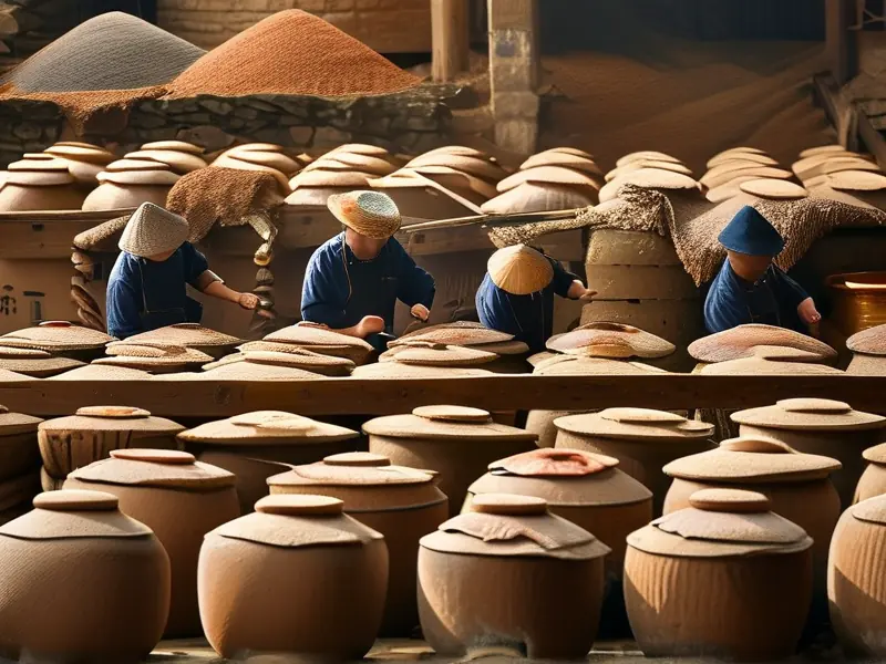 酱香酒传统12987酿造工艺实景展示