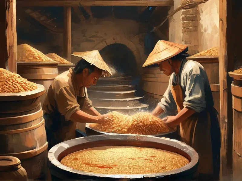 酱香型白酒传统酿造过程