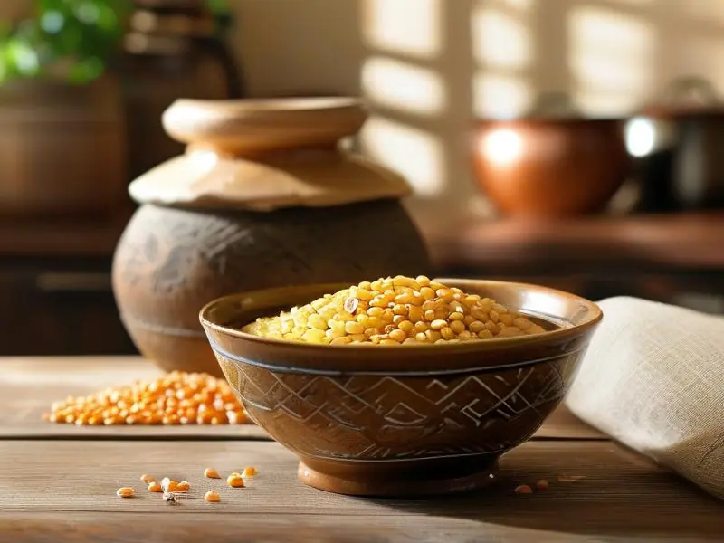 家庭黍米酿酒成品展示