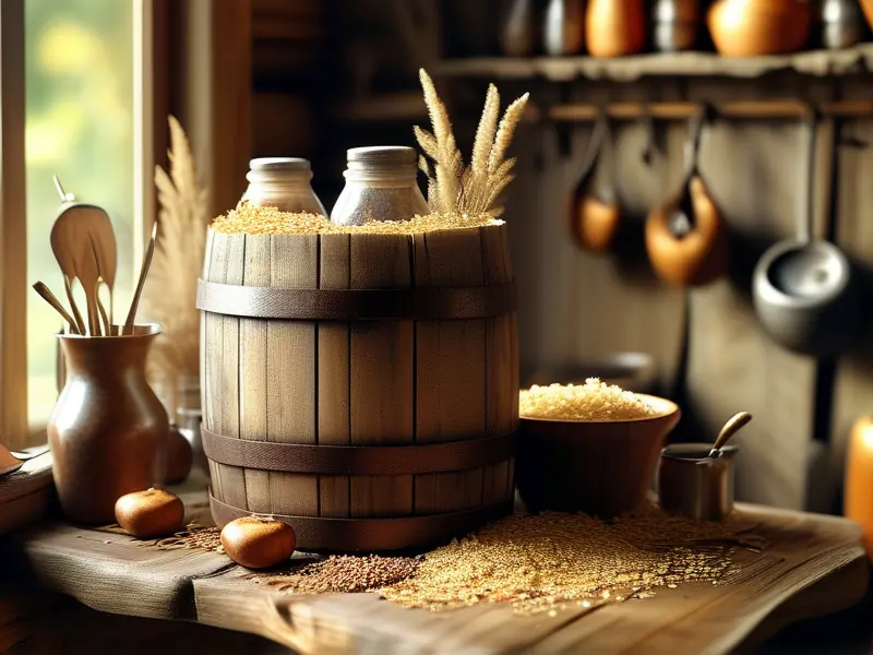 家庭酿酒槽制作过程示意图