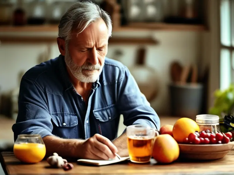 戒酒计划与健康替代品展示图