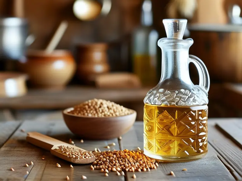 自制苦荞酒成品展示