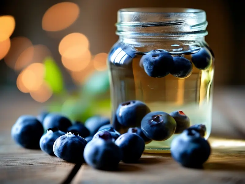 蓝莓泡白酒制作过程实拍图