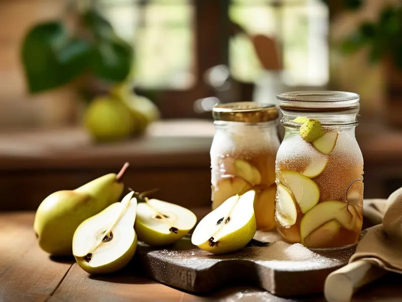 家庭自制梨酒的材料准备与发酵过程