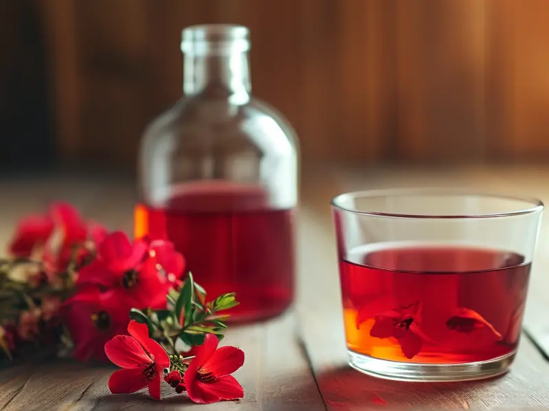 洛神花泡酒成品展示