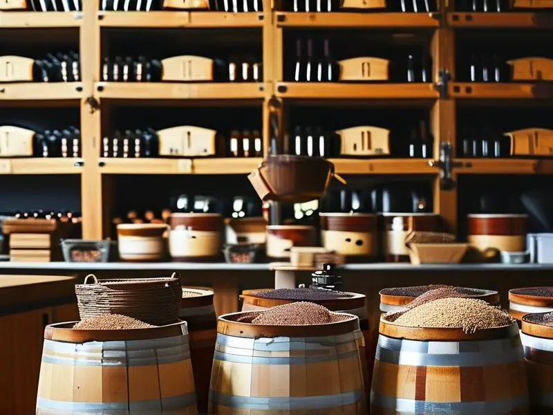 酿酒师检查发酵过程