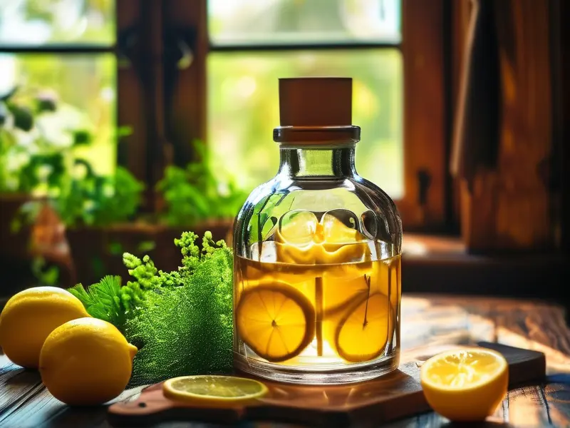 柠檬泡酒制作过程展示