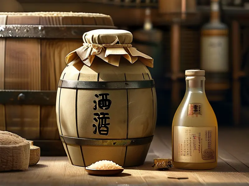 糯米甜酒的正确储存方式示意图