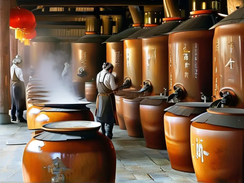 传统清香型白酒发酵过程展示