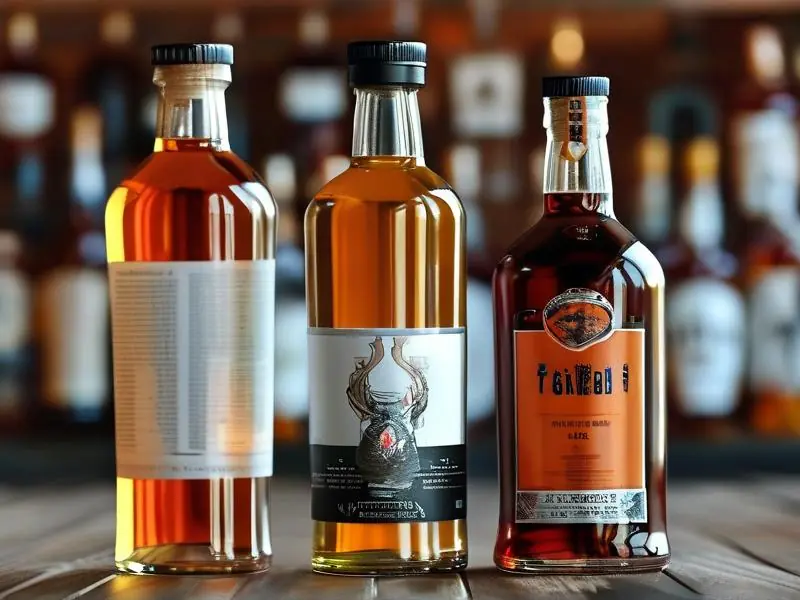 勾兑酒和酿造酒的对比图