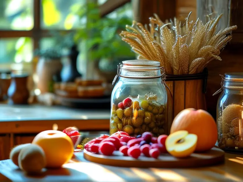 家庭酿酒工具和原料摆放示意图