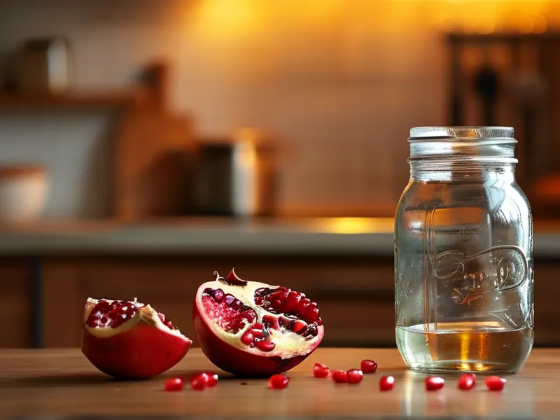 石榴酿酒原料准备过程实拍图