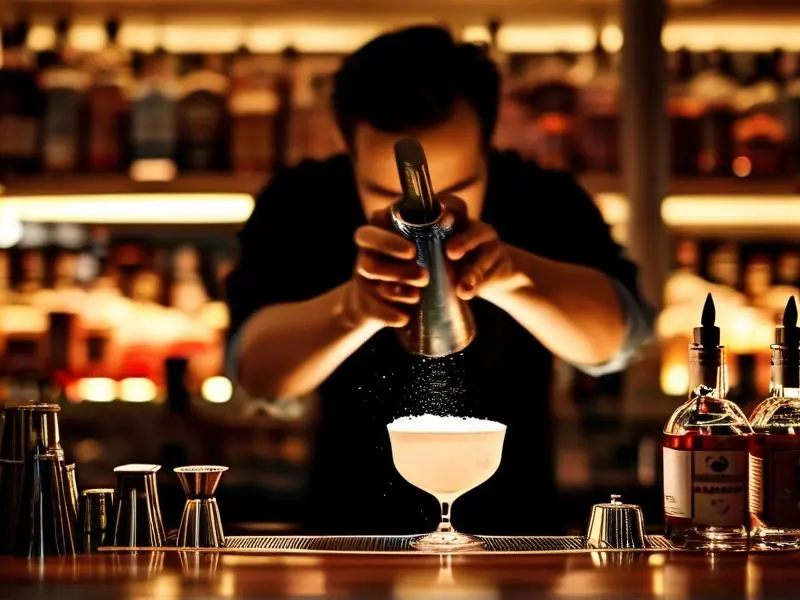 上海调酒培训现场教学照片