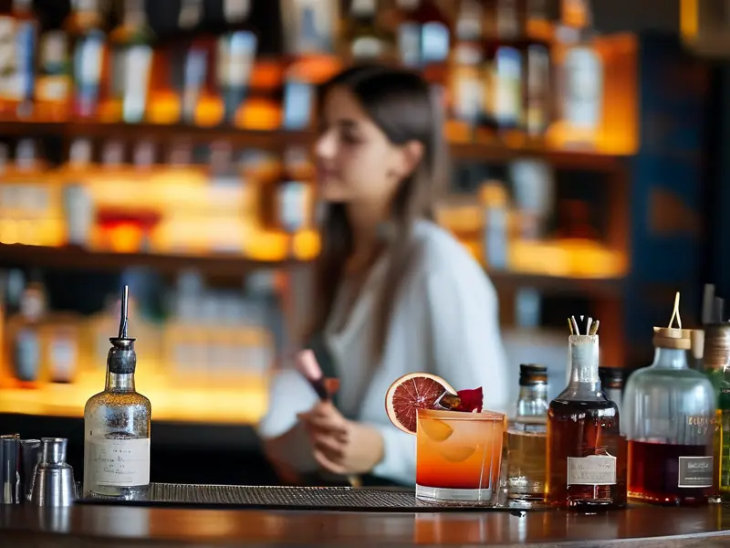 调酒师培训学校学生实践调酒技巧