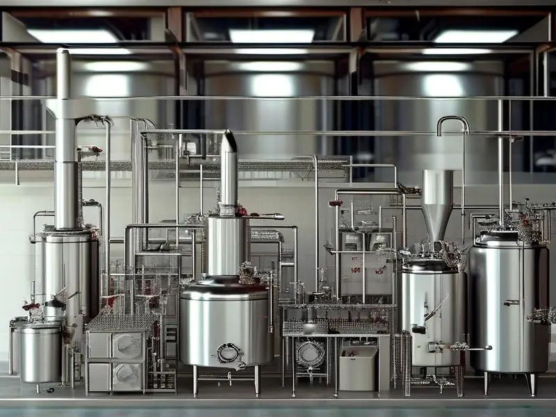中型酿酒设备在酿酒车间中的使用场景