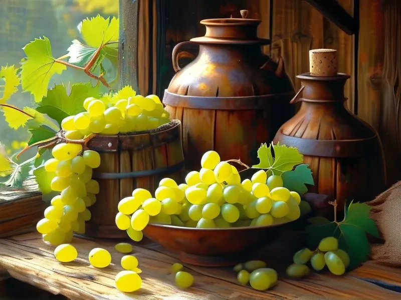 家庭自酿葡萄酒所需材料和工具展示