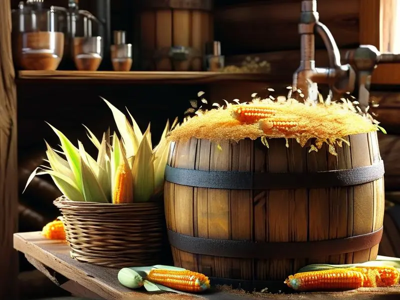 玉米酿酒工艺展示