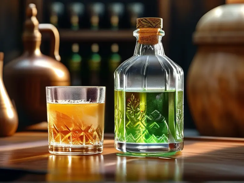 勾兑酒与酿造酒对比图