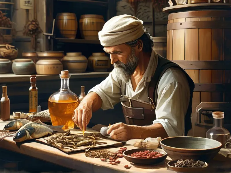 酿酒师调配专攻鲤鱼中药酒