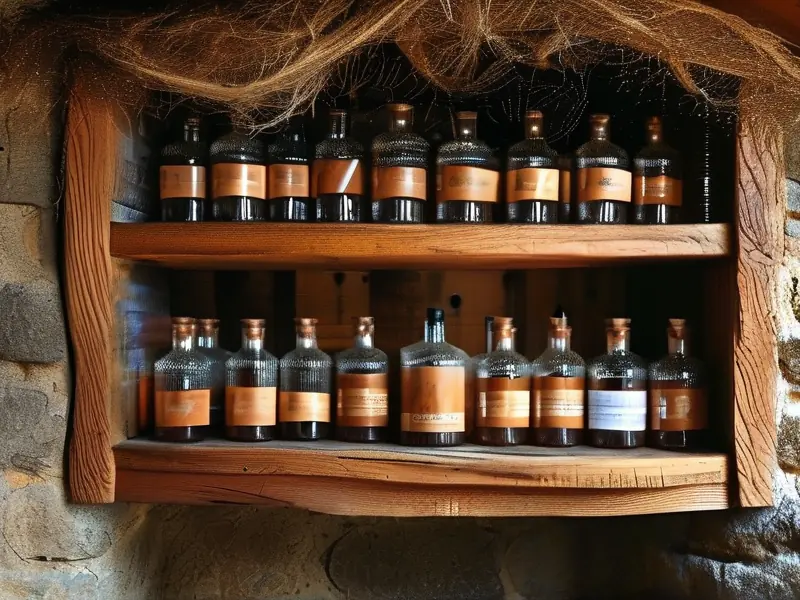 家庭自酿白酒储藏实景图