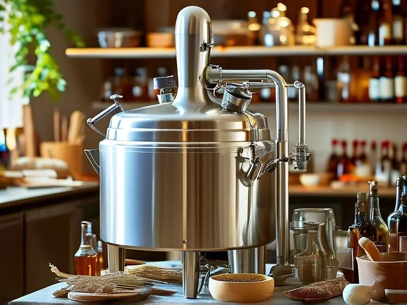 200斤酿酒设备实景图