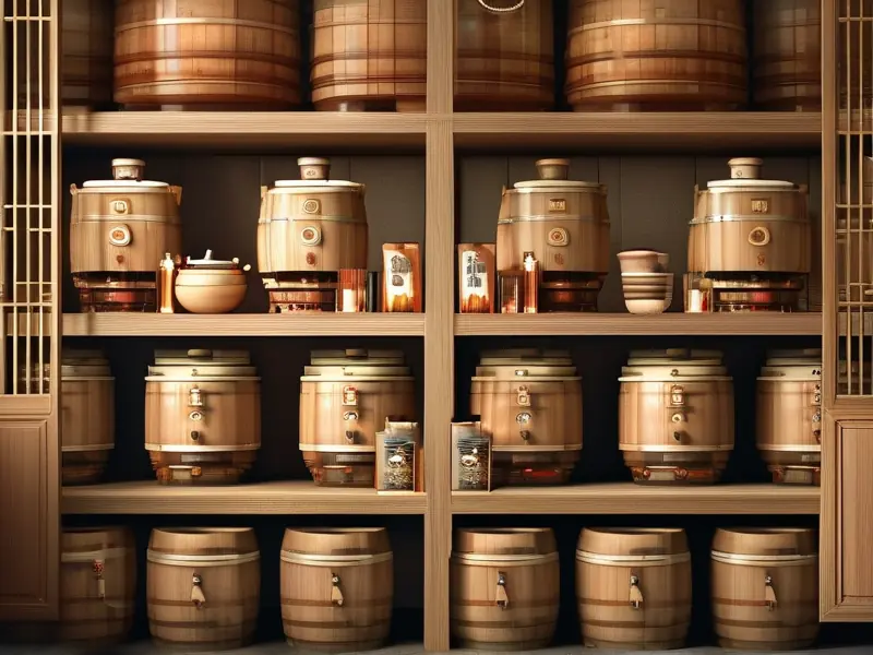 白酒蒸馏过程展示