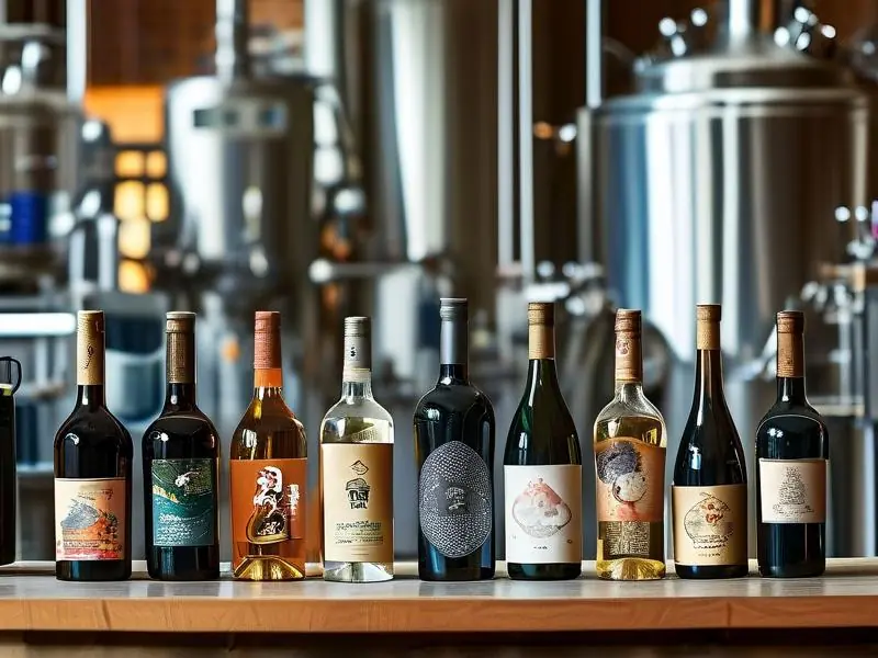 酿酒师勾兑白酒的现场操作