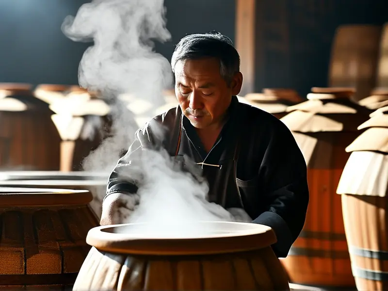 白酒酿造工艺培训现场实景照片