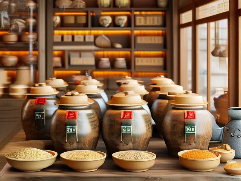 传统白酒酿造使用的五种主要粮食原料展示