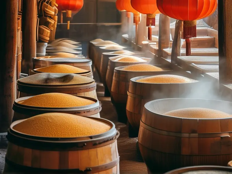 传统白酒酿造工艺展示