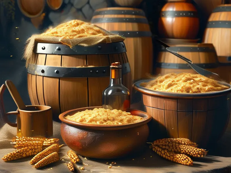 苞谷酒发酵过程