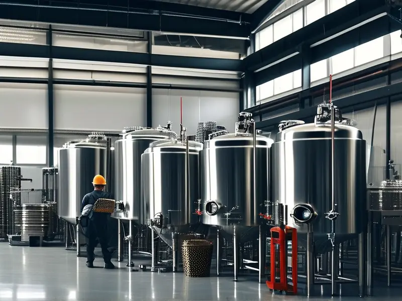 专业酿酒设备厂家生产车间展示