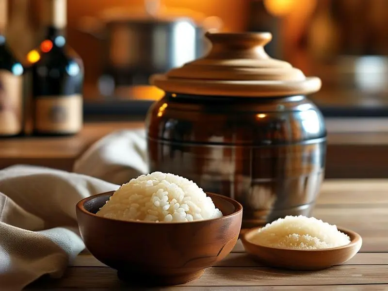 家庭大米酿酒原料准备