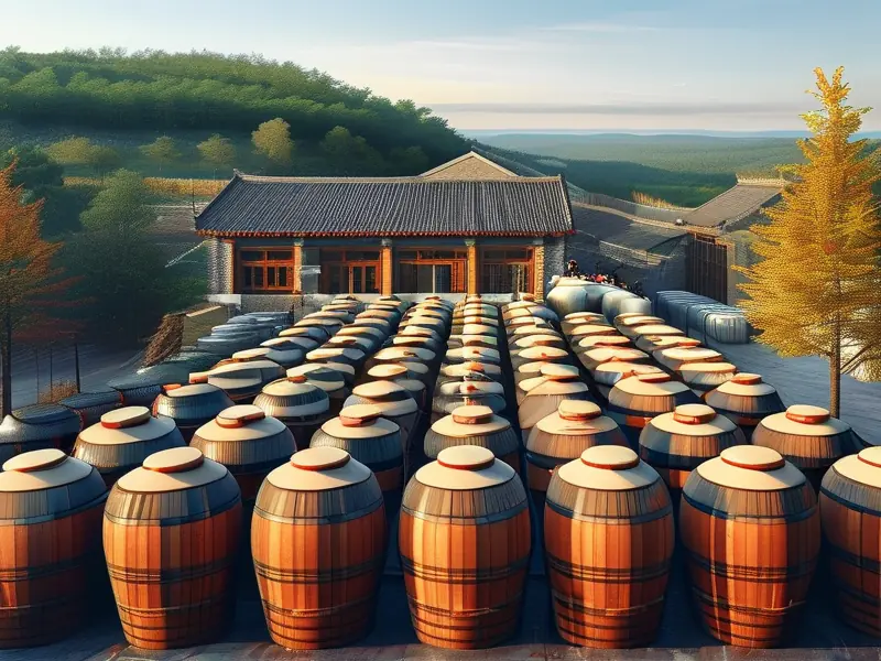黑龙江酿酒厂传统酿酒工艺展示