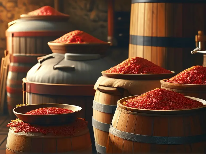 红曲米酒酿制过程展示
