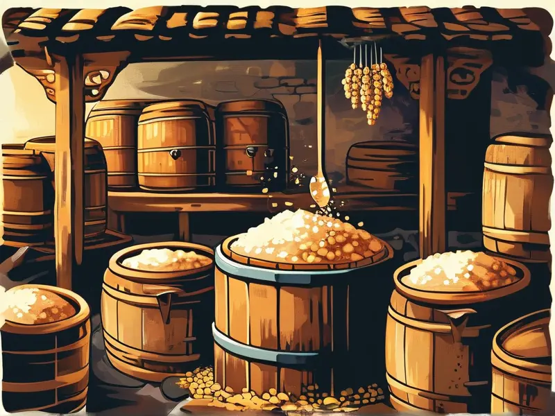 黄酒酿制过程展示
