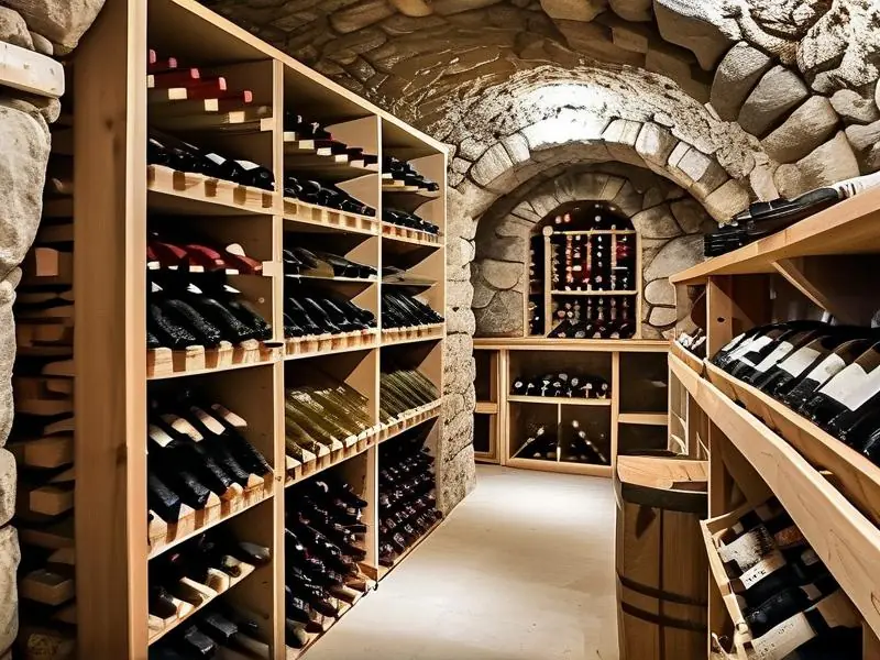 家庭藏酒地窖内部实景图