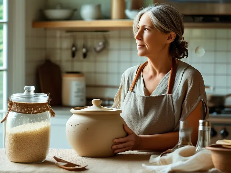 家庭自制米酒关键步骤实拍：蒸糯米拌酒曲