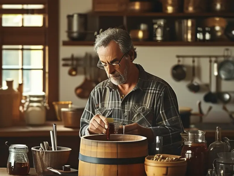 家庭酿酒教学实践场景