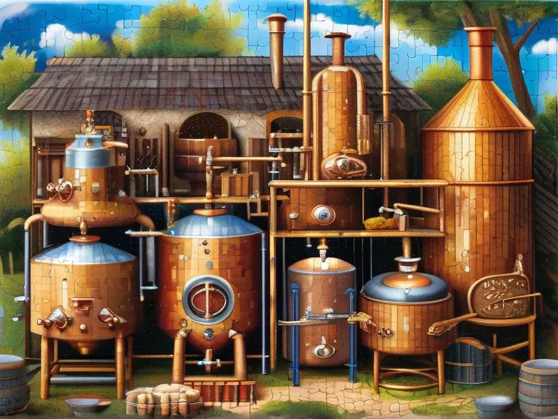 酒的制作步骤全流程示意图