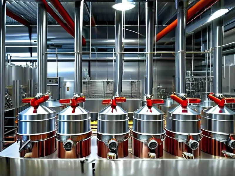 酒精酿造设备及工艺流程现场图