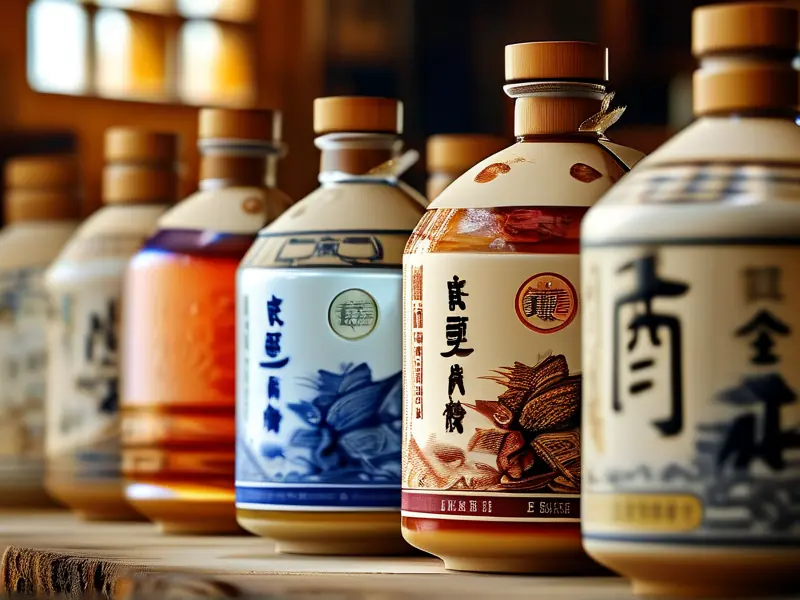粮食酿造白酒与勾兑白酒对比图
